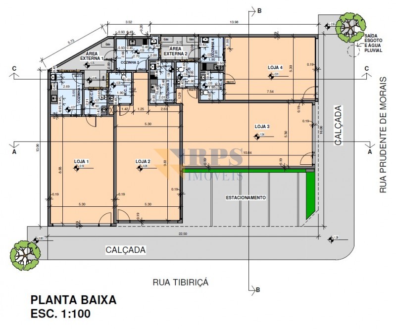 RPS Imóveis - Imobiliária em Ribeirão Preto - Grupo RPS - Gamol Construtora SP - Salão Comercial - Centro - Ribeirão Preto